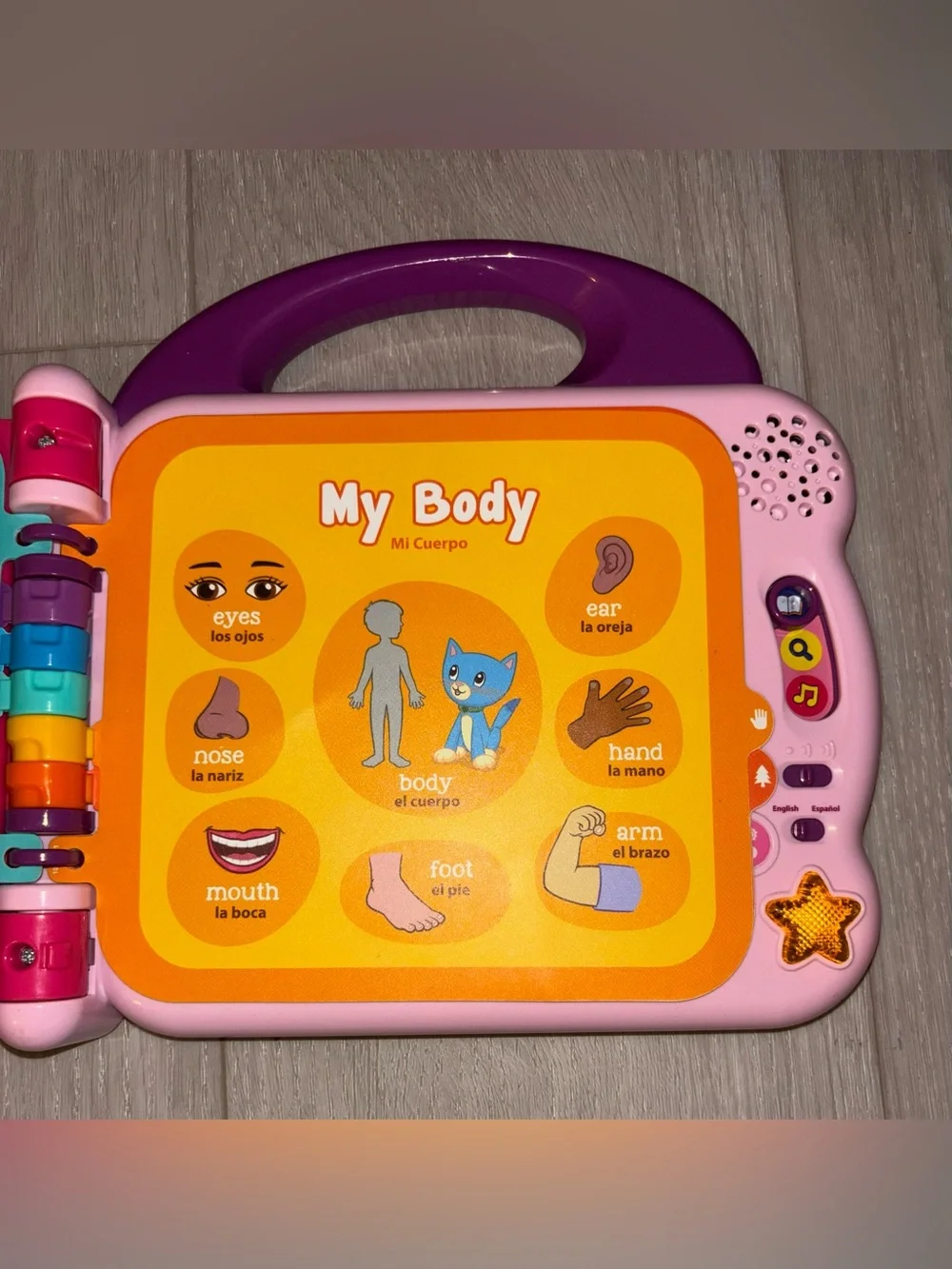 LeapFrog 100 Words Book & Learning Friends Scout & Violet English/Spanish
